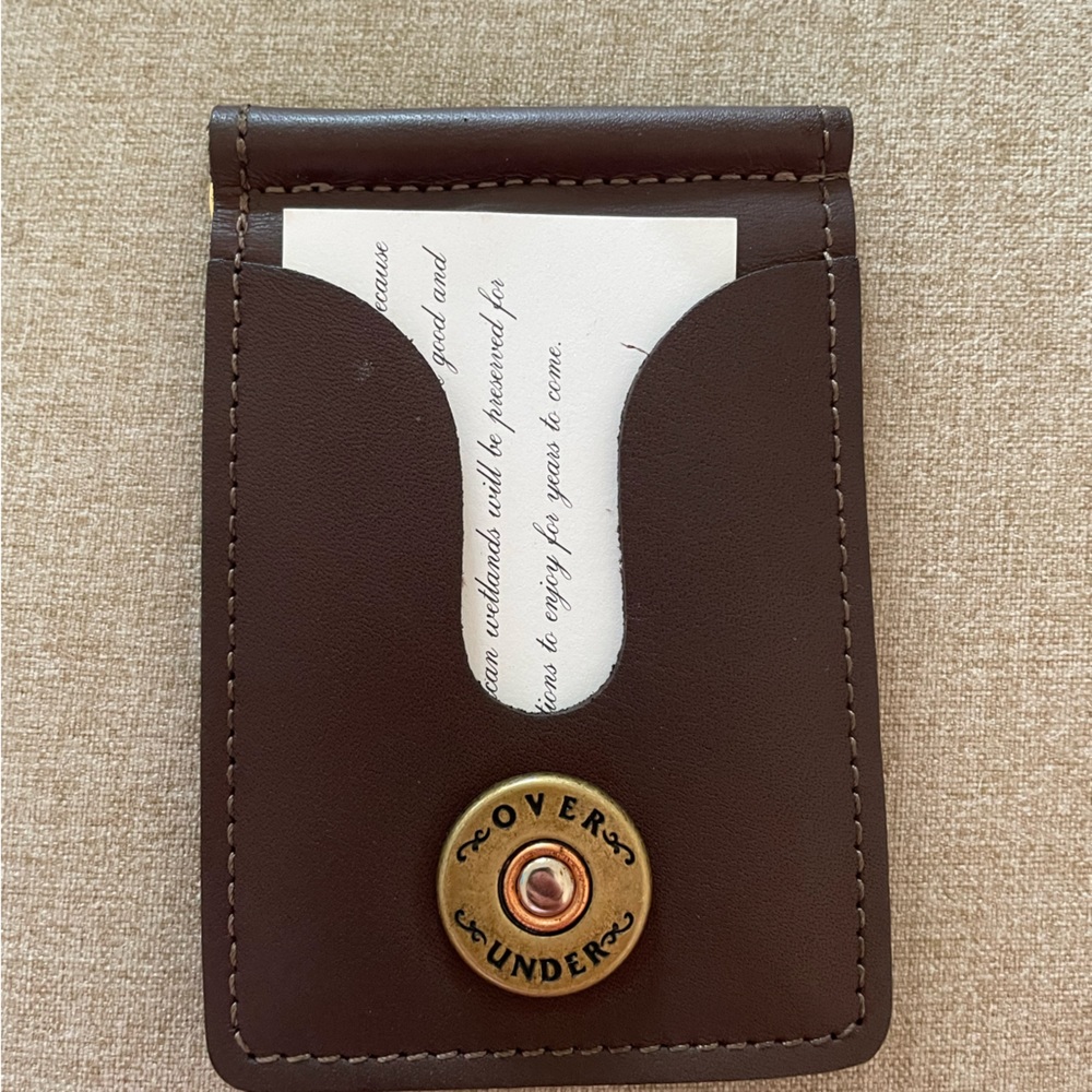 Over Under men’s bill fold wallet